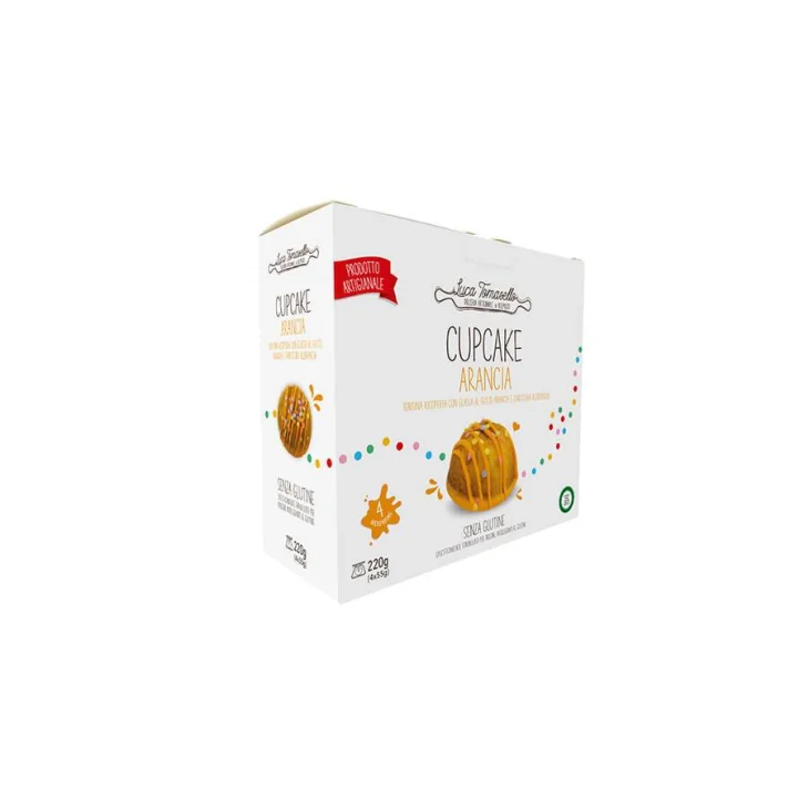 Dolceria Tomasello Cupcake Gusto Arancia Senza Glutine 220 g