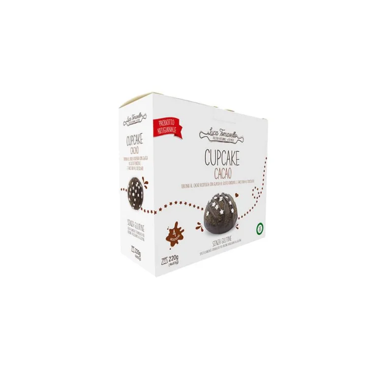 Dolceria Tomasello Cupcake Gusto Cioccolato Senza Glutine 220 g
