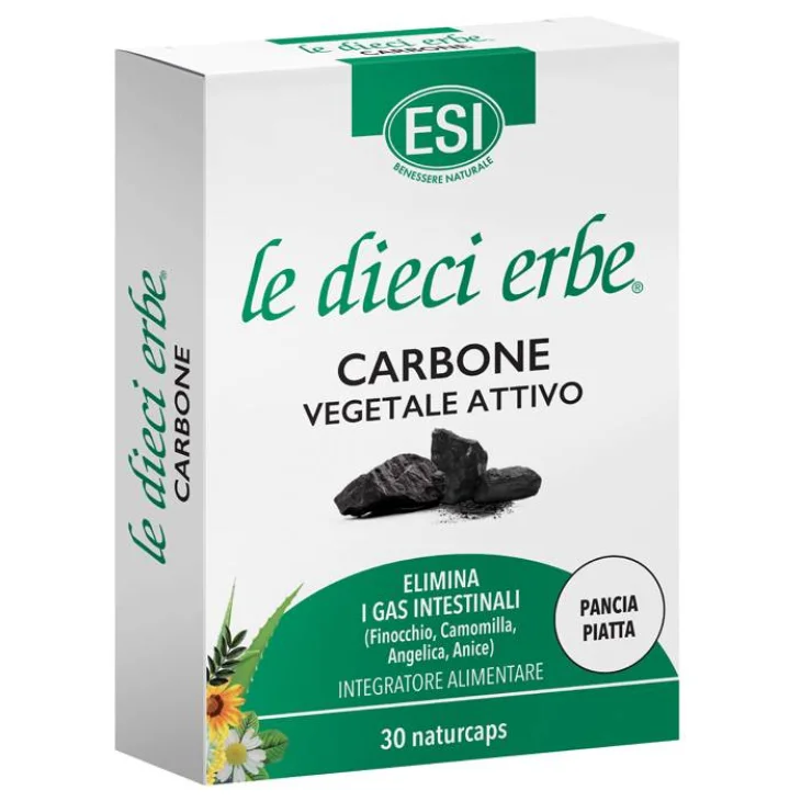 Esi Le Dieci Erbe Carbone Vegetale Attivo 30 Capsule