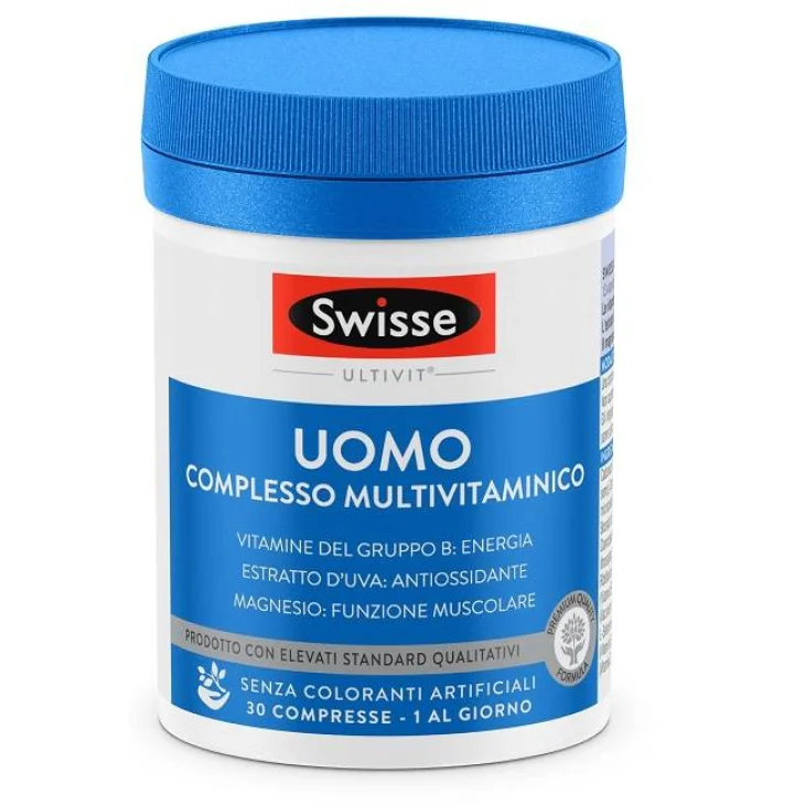 Swisse Multivitaminico Uomo Integratore Vitaminico 30 compresse