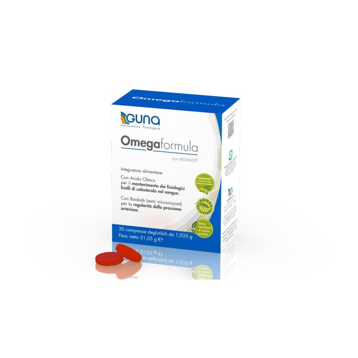 Guna Omegaformula Integratore per il Colesterolo 30 compresse