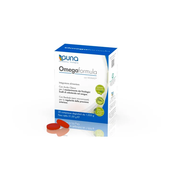 Guna Omegaformula Integratore per il Colesterolo 30 compresse