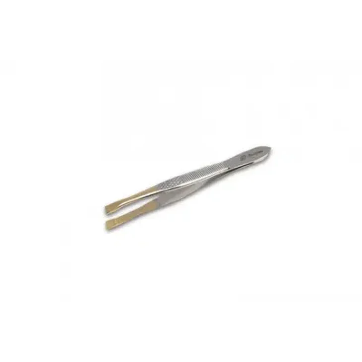 Beautytime Pinzetta Obliqua Acciaio Inox Con Estremità Dorate Depilazione Beautytime Pinzetta Obliqua Acciaio Inox Con Estremità Dorate Depilazione