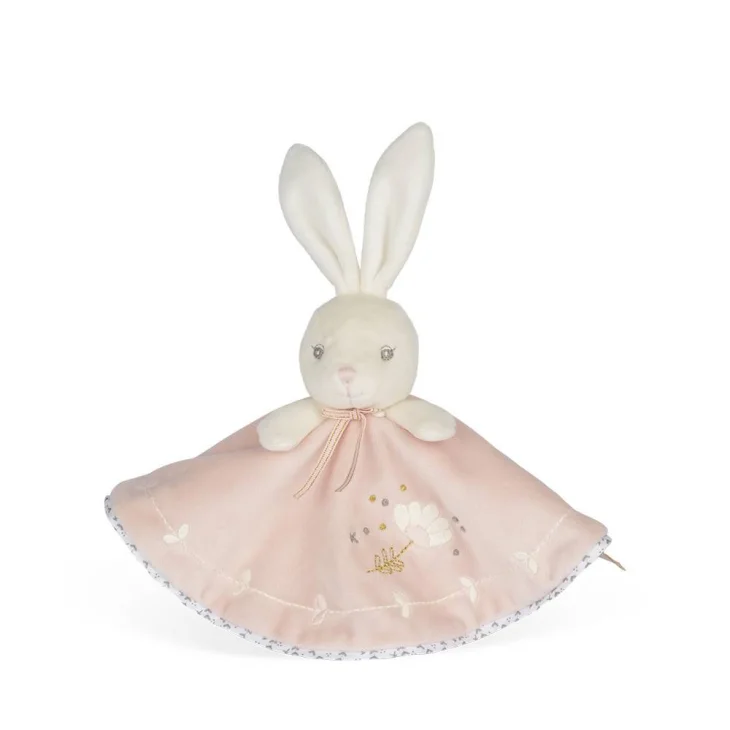 Kaloo Doudou Coniglio di Peliche Pelo raso 26 cm Rosa