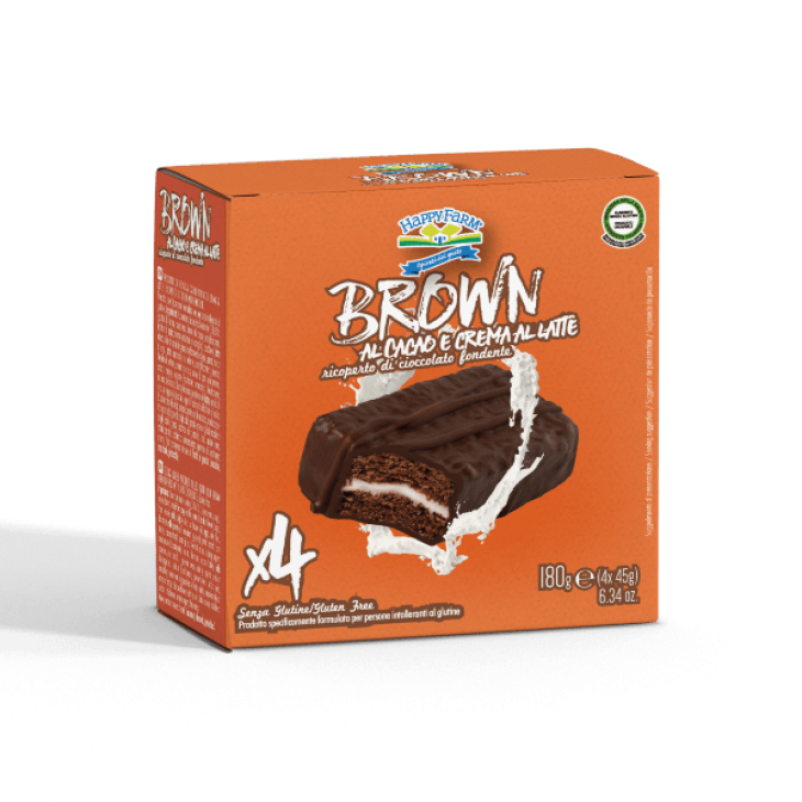 Happy Farm Brown Merendina Senza Glutine al Cioccolato 180 g
