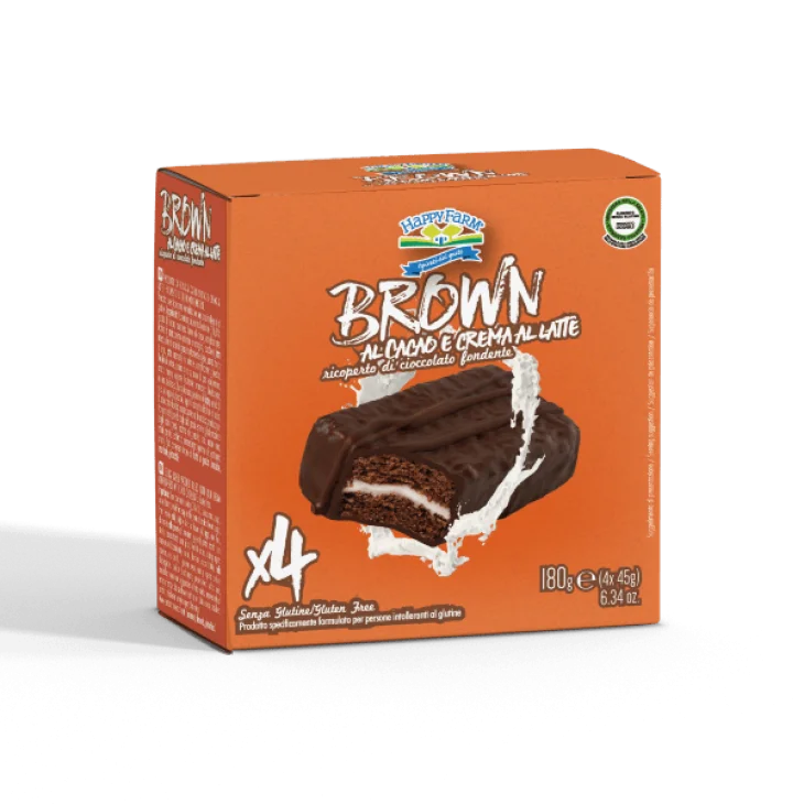Happy Farm Brown Merendina Senza Glutine al Cioccolato 180 g