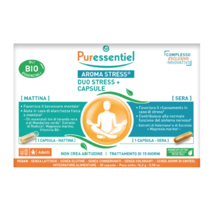 Puressentiel Aroma Stress Duo Stress Plus Capsule 30 capsule