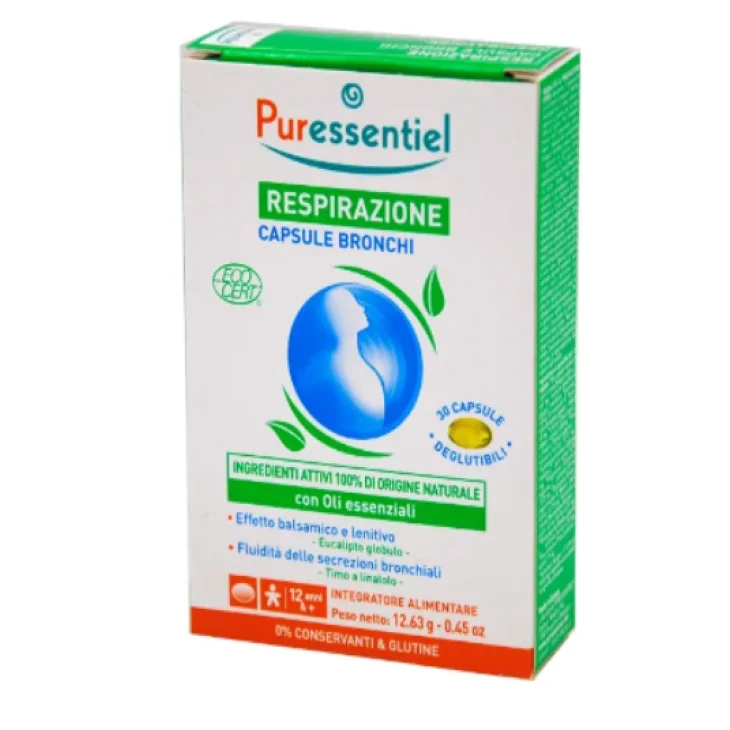Puressentiel Respirazione Capsule Bronchi Integratore Alimentare 30 capsule