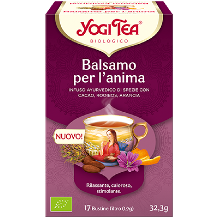 Yogi Tea Infuso Balsamo per l'anima Tisana Rilassante 32,3 g