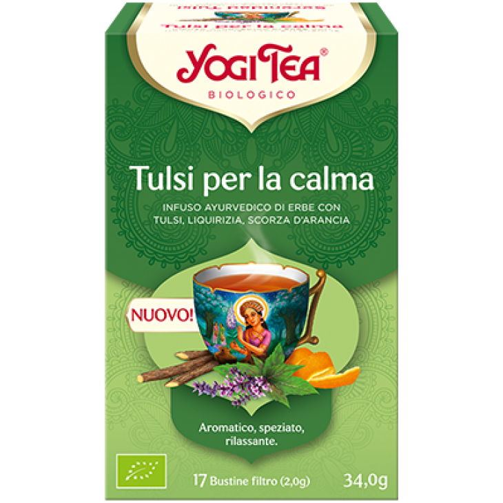 Yogi Tea Infuso Tulsi per la Calma Tisana Biologica 34 g
