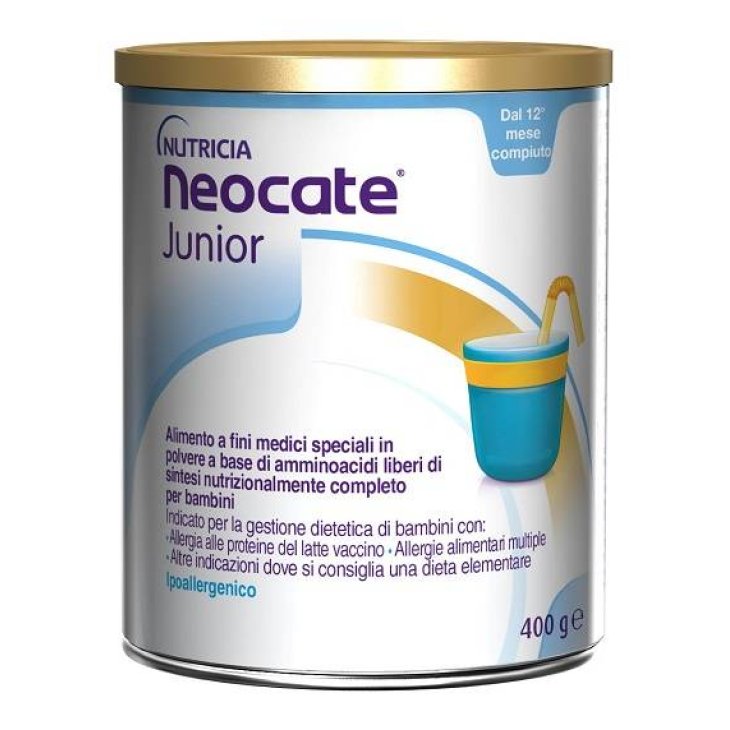 Nutricia Neocate Junior Alimento a Fini Medici Speciali per Allergie Bambini 400 g