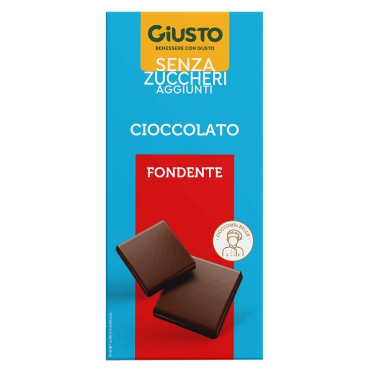 Giusto senza Zucchero Tavoletta Cioccolato Fondente 85 g