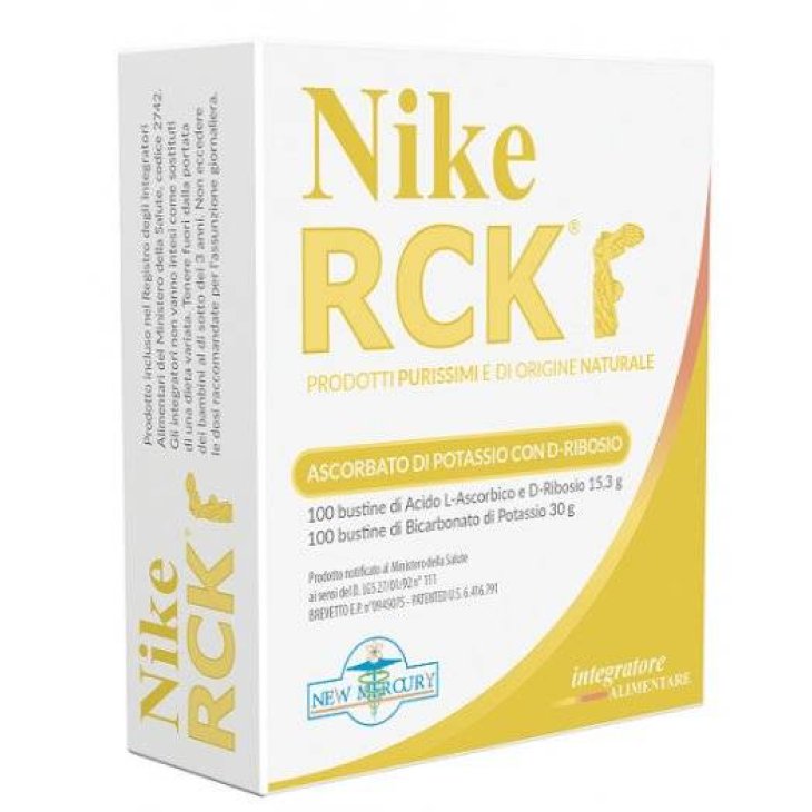 New Mercury Nike RCK Integratore Ascorbato di Potassio Antiossidante 200 buste