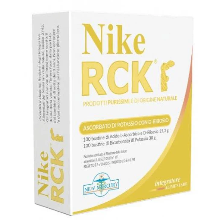 New Mercury Nike RCK Integratore Ascorbato di Potassio Antiossidante 200 buste