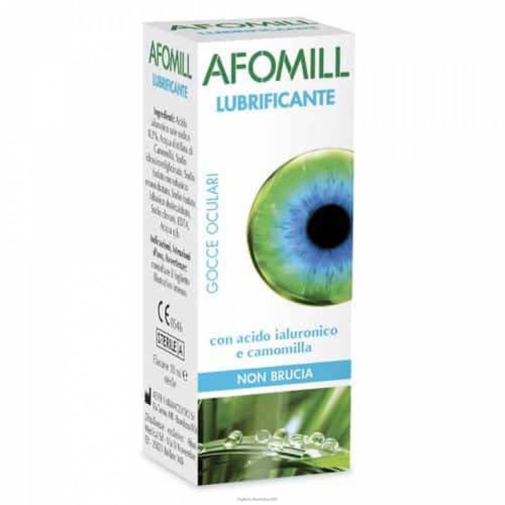 Afomill Lubrificante Gocce Oculari per Occhi Secchi 10 ml