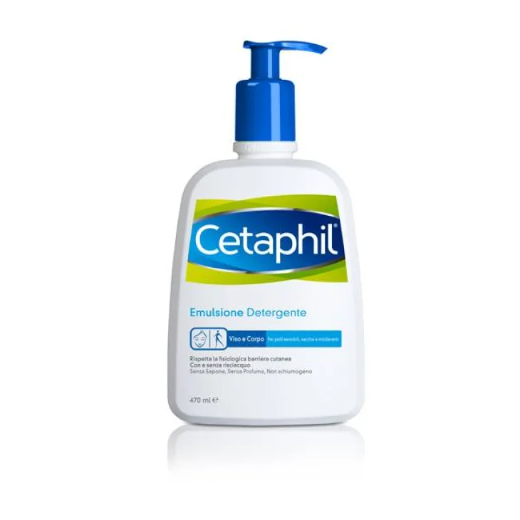 Cetaphil Emulsione Detergente Fluida per viso e corpo 470 ml