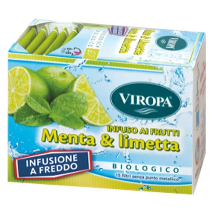 Viropa Menta e Limetta Infuso a Freddo Bio 15 Filtri