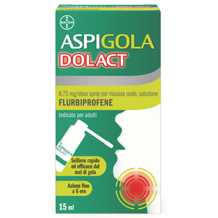 Aspi Gola Dolact Spray per Mucosa Orale 15 ml