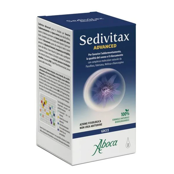Aboca Sedivitax Advanced Integratore per il Sonno Gocce 30 ml