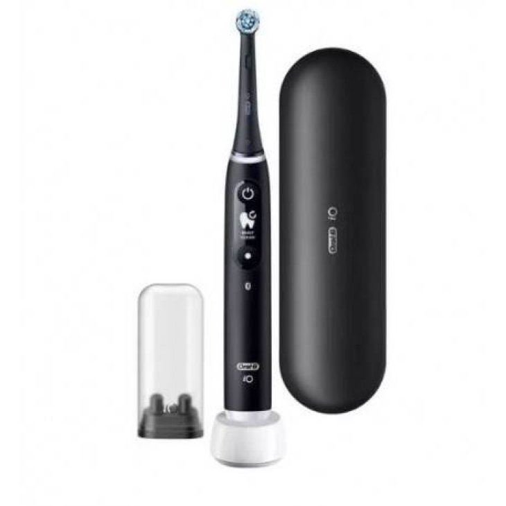 Oral-B IO 6 Black Spazzolino Elettrico + 2 Testine Refill