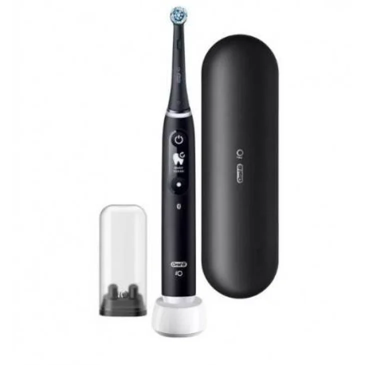 Oral-B IO 6 Black Spazzolino Elettrico + 2 Testine Refill