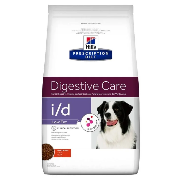 Hill's Prescription Diet Canine I/D Low Fat Cibo Secco per Cani Benessere Gastrointestinale 1,5 kg