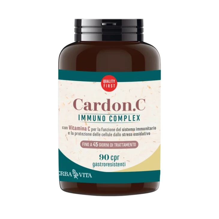 Erba Vita Cardon C Immuno Complex Integratore per il Sistema Immunitario 90 compresse