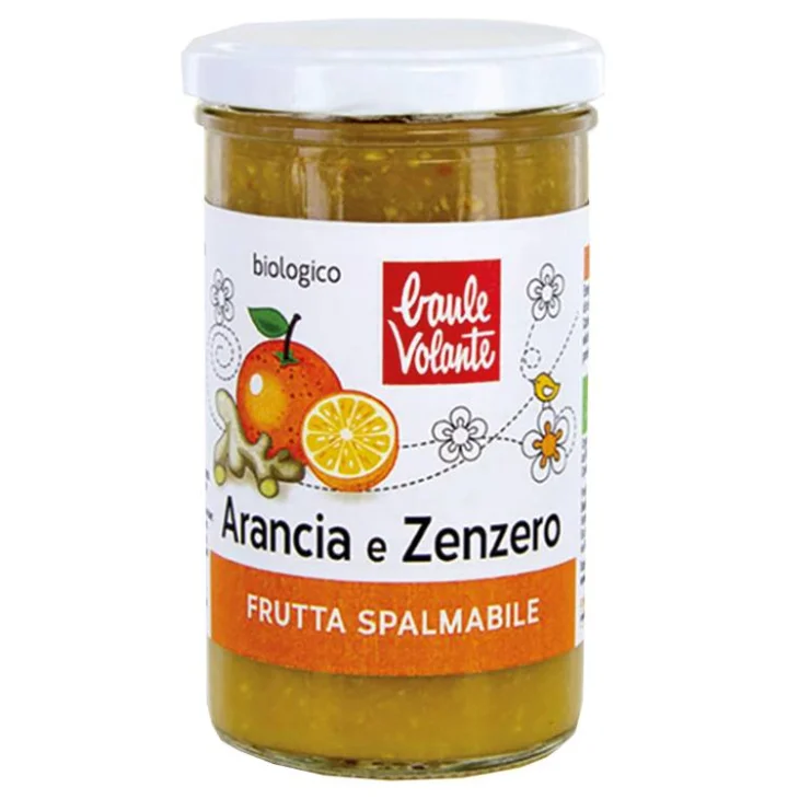 Baule Volante Frutta Spalmabile Arancia e Zenzero Biologica 280 g