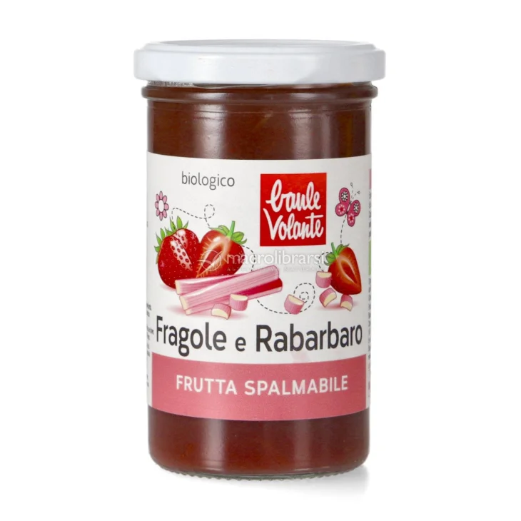 Baule Volante Frutta Spalmabile Fragola e Rabarbaro Biologica 280 g