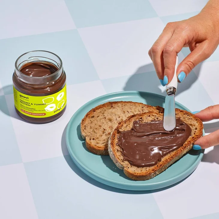 Goovi Crema Spalmabile con Proteine Gusto Nocciola 200 gr