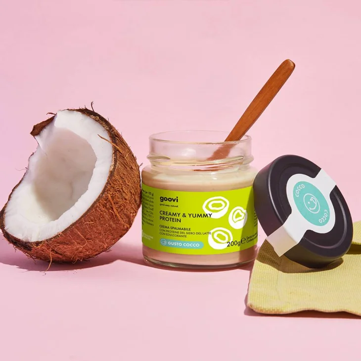Goovi Crema Spalmabile con Proteine Gusto Cocco 200 gr
