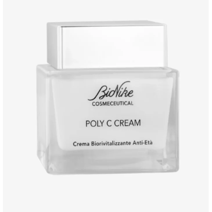 Bionike Cosmeceutical Poly C Cream Crema Viso Biorivitalizzante Anti-Età 50 ml