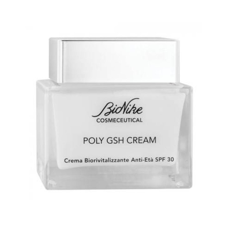 BioNike Cosmeceutical Poly GSH Cream Crema Biorivitalizzante Anti-Eta' SPF30 50 ml