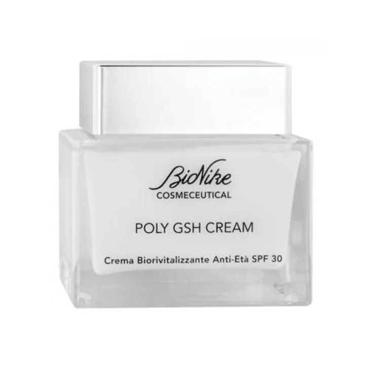BioNike Cosmeceutical Poly GSH Cream Crema Biorivitalizzante Anti-Eta' SPF30 50 ml