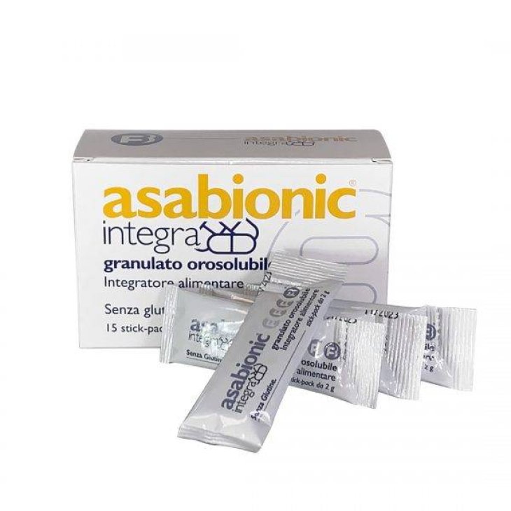 FB Dermo Asabionic Integra Integratore di Fermenti Lattici 15 stick da 2 g