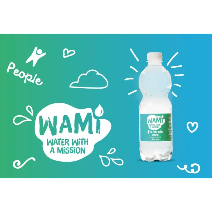WAMI Acqua Minerale Naturale Bottiglietta 500 ml
