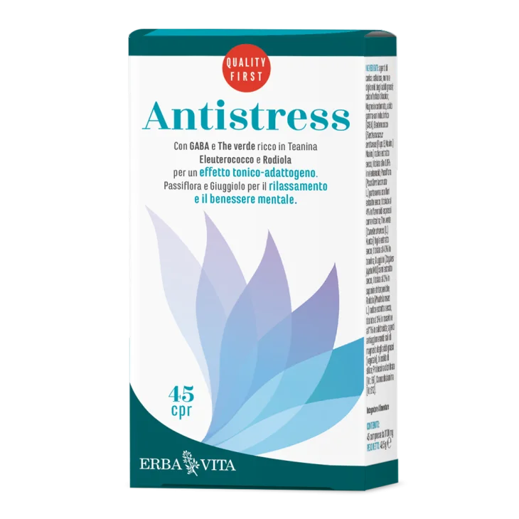 Erba Vita AntiStress Integratore Tonico e Ricostituente 45 capsule