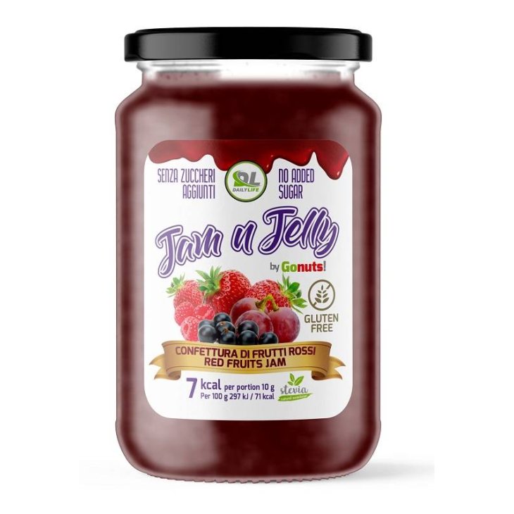 Daily Life Jam N Jelly By Gonuts Confettura ai Frutti Rossi Senza Zuccheri 280 g