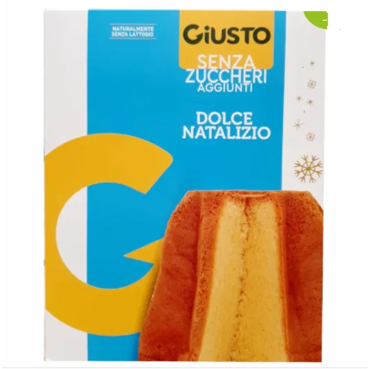 Giusto Senza Zucchero Dolce di Natale Pandoro 650 grammi