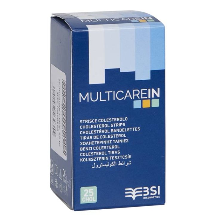 MultiCare Strisce Colesterolo 25 Pezzi