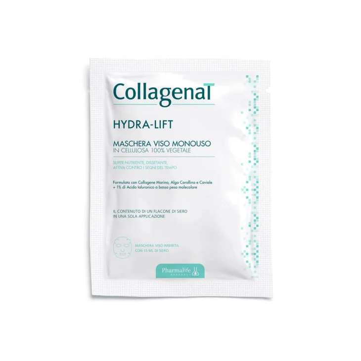 Collagenat Hydra Lift Maschera Viso Monouso Idratante Anti-Età 15 ml