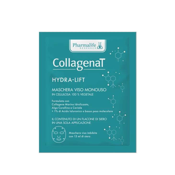 Collagenat Hydra Lift Maschera Viso Monouso Idratante Anti-Et&agrave; 15 ml