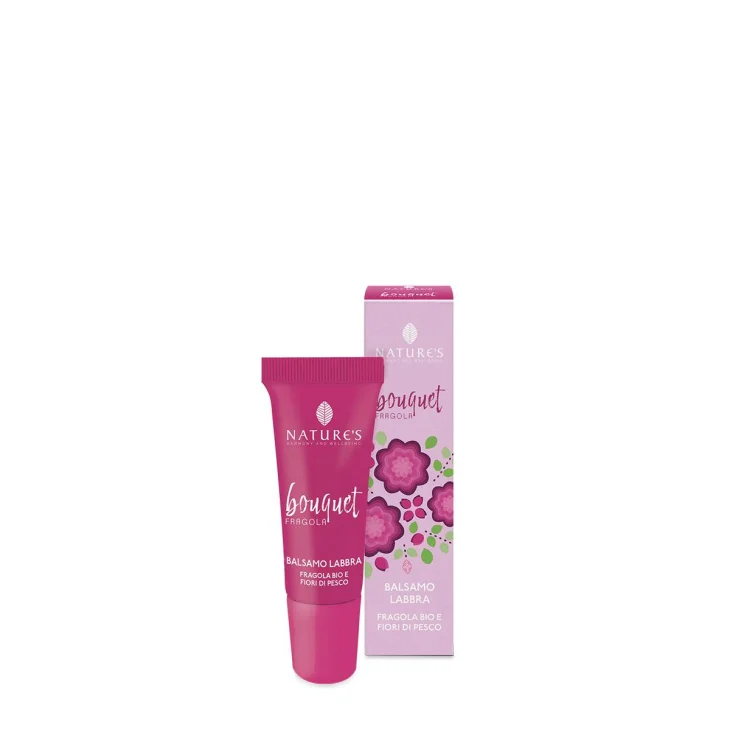 Nature's Bouquet Fragola Balsamo Labbra Nutriente e Protettivo 10 ml Edizione Limitata