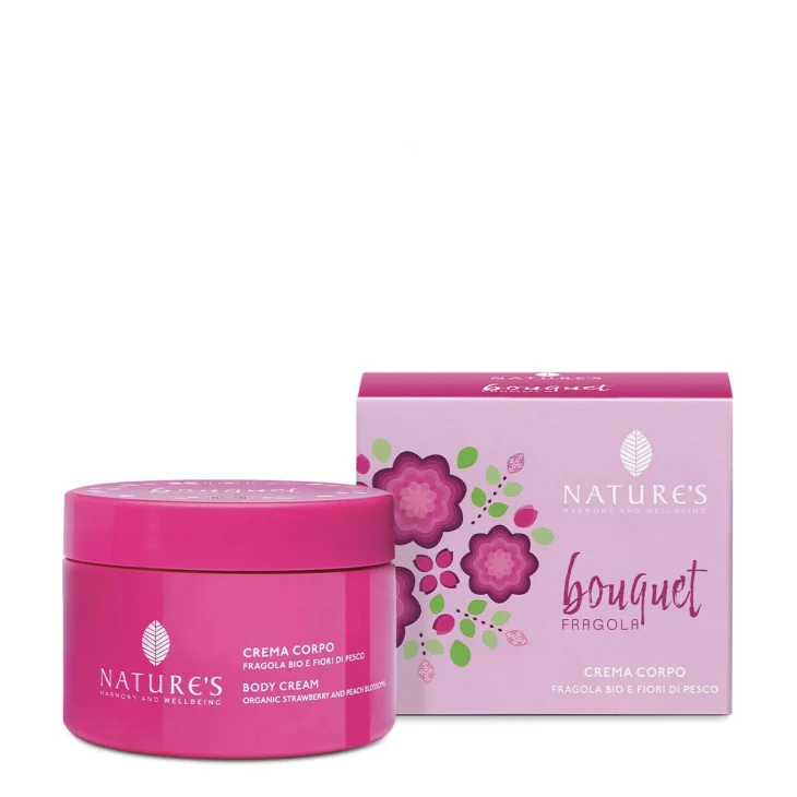 Nature's Bouquet Fragola Crema Corpo Idratante 100 ml