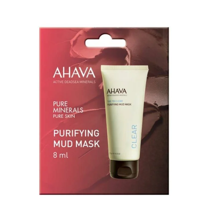 Ahava Time to Clear Purifying Mud Mask Maschera purificante viso 8 ml