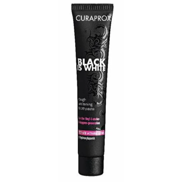 Curaprox Black is White Dentifricio Rinfrescante Anti-Macchie 90 ml