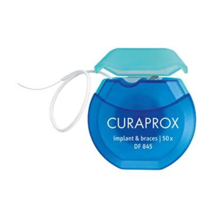 Curaprox DF 845 Implant & Braces Filo Interdentale per Impianti 1 pezzo