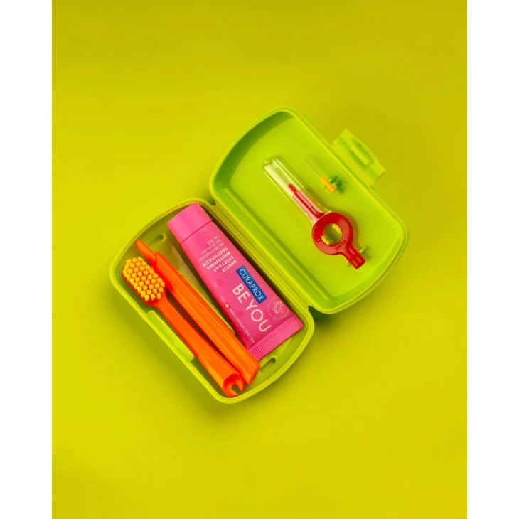 Curaprox Be You Travel Set Green per Igiene Orale 1 Pezzo