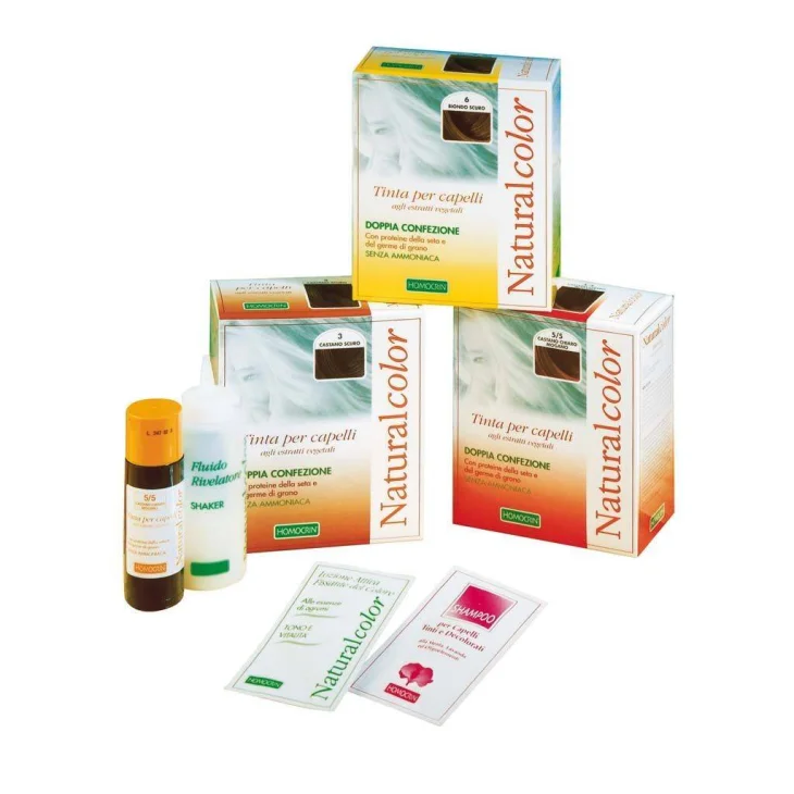 Specchiasol Homocrin Naturalcolor Tinta per Capelli agli Estratti Vegetali Colore Nero 1