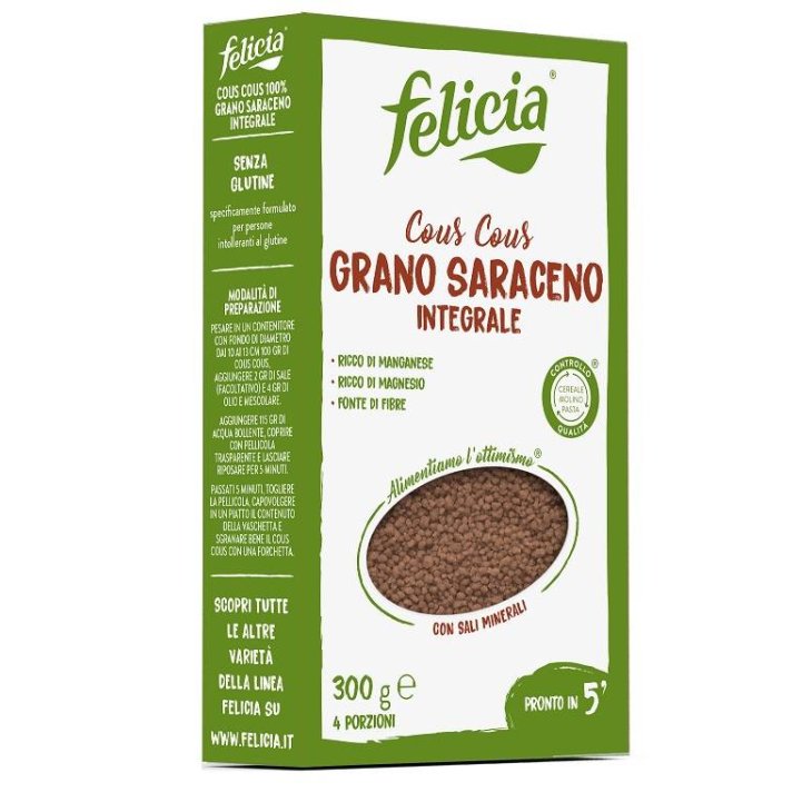 Felicia Cous Cous Grano Saraceno Integrale Senza Glutine 300 g